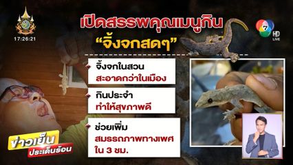 ชาวสวนโชว์กิน จิ้งจกตัวเป็น ๆ เชื่อบำรุงกำลัง-ฟิตปั๋งใน 3 ชม.