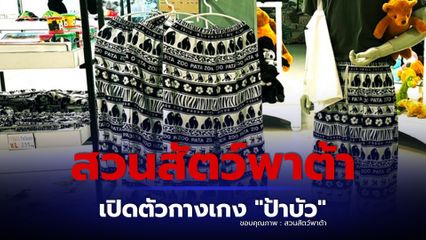 สวนสัตว์พาต้า เปิดตัวกางเกง "ป้าบัว"