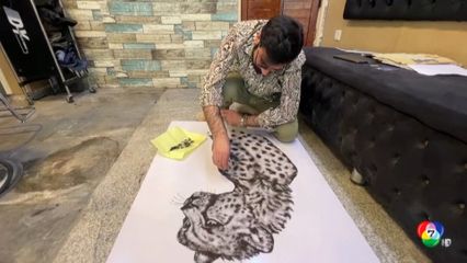 ช่างตัดผมอิรัก สร้างงานศิลปะจากเส้นผมลูกค้า