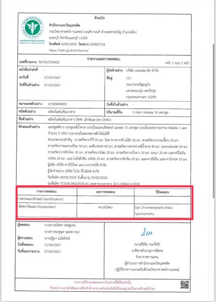 อาหารเสริมดาราเป็นพรีเซ็นเตอร์ โชว์ผลตรวจของแท้ ตรวจไม่พบสารไซบูทรามีน