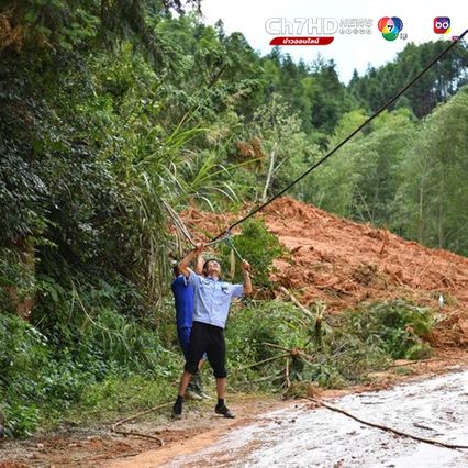 ฝนตกหนักในหูหนาน กระทบประชาชน 1.15 ล้านคน 