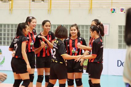 ภาพ :  วิทยาลัยเทคโนโลยีพณิชยการอยุธยา VS  สุรนารีวิทยา  วอลเลย์บอลแชมป์กีฬา 7HD 2024