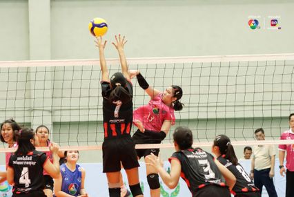 ภาพ :  วิทยาลัยเทคโนโลยีพณิชยการอยุธยา VS  สุรนารีวิทยา  วอลเลย์บอลแชมป์กีฬา 7HD 2024