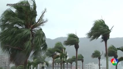 คืบหน้าพายุไต้ฝุ่น ชานชาน เตรียมพัดถล่มญี่ปุ่น