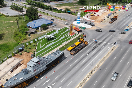 รับใช้ชาติ 34 ปี เคลื่อนย้ายเรือ ต.99 ไว้ประตูทางเข้าหน่วยกองเรือยุทธการ