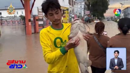 น้ำท่วม ปลาดุกยักษ์หลุดเขตอภัยทาน