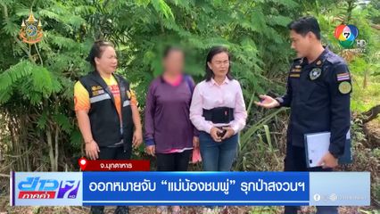 ออกหมายจับ แม่น้องชมพู่ รุกป่าสงวนฯ