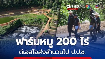 ดีเอสไอส่งสำนวนให้ ป.ป.ช. คดีฟาร์มหมู 200 ไร่ ป่าแม่แตง