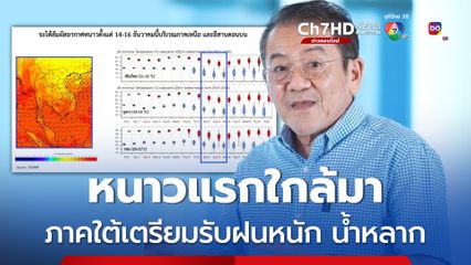 หนาวแรกใกล้เข้ามาแล้ว ดร.เสรีเตือนภาคใต้ตั้งรับฝนตกหนัก