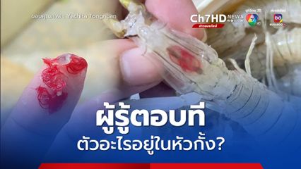 ผู้รู้ตอบที ตัวอะไรอยู่ในหัวกั้ง