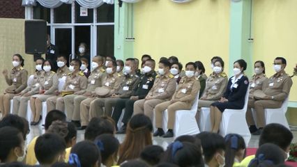 ทูลกระหม่อมหญิงอุบลรัตนราชกัญญา สิริวัฒนาพรรณวดี ทรงติดตามการดำเนินโครงการทูบี นัมเบอร์วัน ที่จังหวัดสุโขทัย