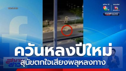 ควันหลงปีใหม่ สุนัขตกใจเสียงพลุหลงทาง