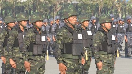 สมเด็จพระนางเจ้า ฯ พระบรมราชินี เสด็จพระราชดำเนินแทนพระองค์ไปทอดพระเนตรการแสดงการฝึกทางทหารประกอบดนตรี "ราชวัลลภเริงระบำ" และกองทหารเกียรติยศ ประจำปี 2567