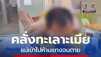 หนุ่มคลั่งทะเลาะกับเมียผีเข้า แทงแม่ตาย