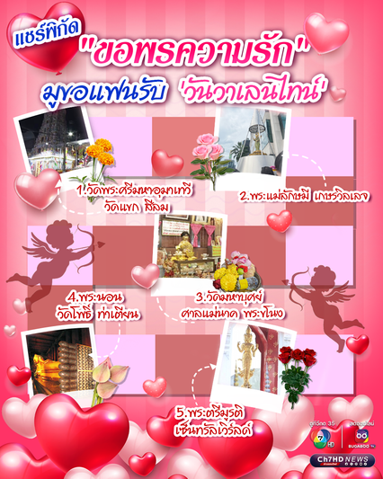 วันวาเลนไทน์นี้ต้องปัง ! เปิดพิกัดมู 'ขอแฟน' ยอดฮิต