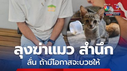 ลุงฆ่าแมว เผย วันนี้โดนนำตัวส่งศาลจ.ระยอง สำนึกแล้ว ยอมรับผิดทุกอย่าง ถ้าเสร็จคดี จะบวชและทำบุญให้