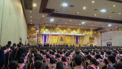 องคมนตรี เป็นผู้แทนพระองค์ ไปมอบปริญญาบัตรแก่ผู้สำเร็จการศึกษา จากมหาวิทยาลัยรามคำแหง ประจำปีการศึกษา 2565-2566 เป็นวันที่สาม