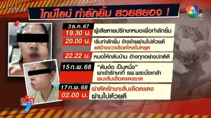 บุกคลินิกเจาะลักยิ้ม ทำหน้าพัง !