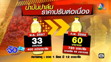 ผู้บริโภคร้องจ๊าก ราคาน้ำมันปาล์มขึ้นไม่หยุด