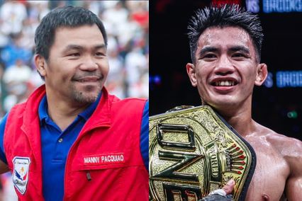 ONE Championship : แมนนี่ ปาเกียว ร่วมยินดี โจชัว พาซิโอ ผงาดรวบบัลลังก์แชมป์โลก ONE