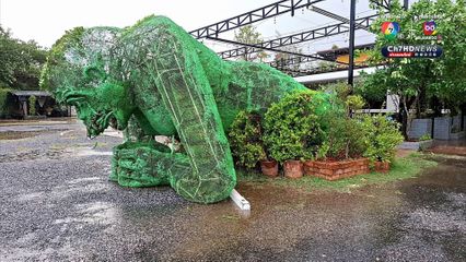 พายุฤดูร้อนถล่มเมืองขอนแก่น เสาไฟฟ้า ต้นไม้ล้ม หลังคาเปิด