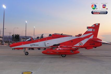 หมู่บิน Suryakiran จากสาธารณรัฐอินเดีย เดินทางถึงไทยแล้ว เตรียมร่วมแสดงการบิน Air Show