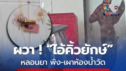 ผวา ! ไอ้คิ้วยักษ์เสพยาจนหลอน อาละวาดท้าต่อยพระเณร