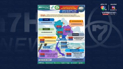 เหนือ และภาคกลาง อุณหภูมิสูงสุด 39 องศาเซลเซียส   