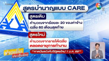 บอร์ดประกันสังคมไฟเขียวปรับสูตร บำนาญ