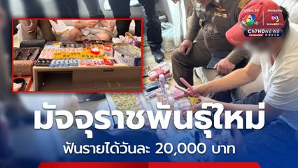 บุกทลายแหล่งผลิต Pod K ขายยามัจจุราชพันธุ์ใหม่