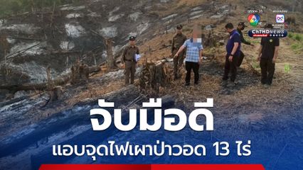 จับหนุ่มแม่ริม จุดไฟเผาป่าวอด 13 ไร่ หวังฮุบถือครองทำประโยชน์