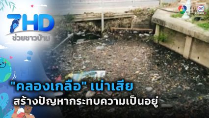 น้ำในคลองเน่าเสีย สร้างปัญหากระทบความเป็นอยู่