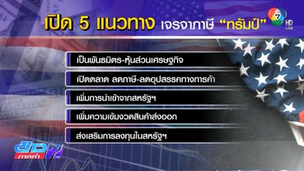 รับนัดแล้ว 23 เม.ย.นี้ เปิดโต๊ะเจรจาภาษี ไทย-สหรัฐฯ