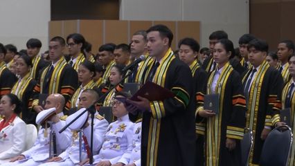 องคมนตรี เป็นผู้แทนพระองค์ ไปมอบปริญญาบัตรแก่ผู้สำเร็จการศึกษาจากมหาวิทยาลัยการกีฬาแห่งชาติ ประจำปีการศึกษา 2566