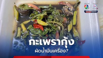 สาวโพสต์สั่งข้าวตอนหิว เปิดมาแทบช็อกนึกว่า กะเพรากุ้งน้ำมันเครื่อง