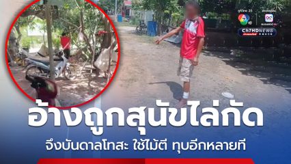 อดีต อบต. สุดโหดตีสุนัข เปิดใจอ้างถูกสุนัขไล่กัด