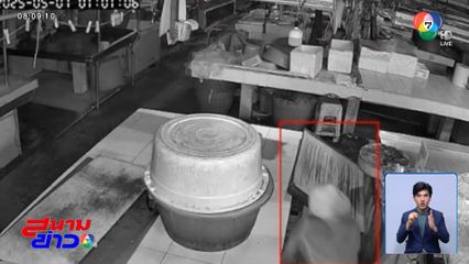 โจรแสบ งัดเหล็กลักปลา 20 กก.