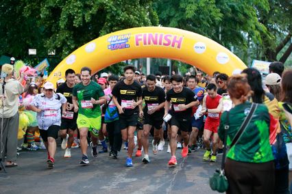ONE ลุมพินี : นักกีฬา ONE ลุมพินี ร่วมวิ่งส่งพลังบวกในงาน “พี่ได้ Run น้องเด็กพิเศษได้ Love ปี 2”