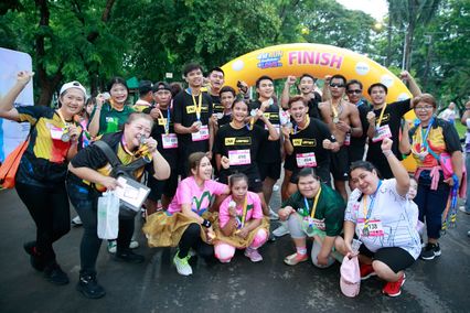 ONE ลุมพินี : นักกีฬา ONE ลุมพินี ร่วมวิ่งส่งพลังบวกในงาน “พี่ได้ Run น้องเด็กพิเศษได้ Love ปี 2”