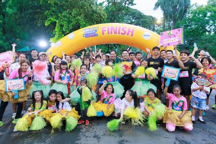 ONE ลุมพินี : นักกีฬา ONE ลุมพินี ร่วมวิ่งส่งพลังบวกในงาน “พี่ได้ Run น้องเด็กพิเศษได้ Love ปี 2”