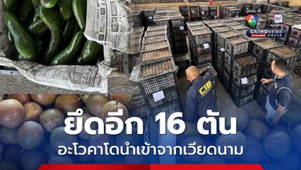 จับนายหน้าผลไม้เถื่อน พร้อมยึดอะโวคาโด 16 ตัน นำเข้าจากเวียดนาม ส่งตลาดย่านปทุมธานี