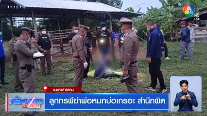 ลูกทรพีฆ่าพ่อหมกบ่อเกรอะ สำนึกผิด