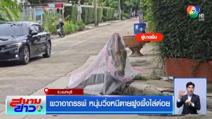 ผวาอาถรรพ์ หนุ่มวิ่งหนีตายฝูงผึ้งไล่ต่อย