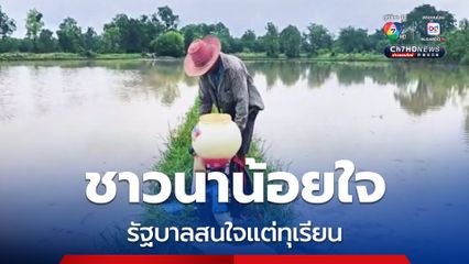 “ชาวนา” น้อยใจ “รัฐบาล” ไม่แก้ปัญหาราคาข้าวตกต่ำจริงจัง สนใจแต่ส่งเสริมทุเรียน