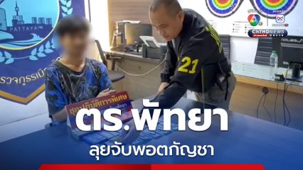 ตร.พัทยา ลุยจับพอตกัญชา มูลค่าหลายหมื่นบาท