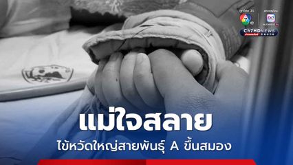 ไข้หวัดใหญ่สายพันธุ์ A เชื้อขึ้นสมอง แม่ใจสลายเสียลูกในวัย 1 ขวบ