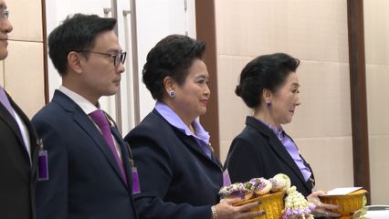 สมเด็จพระกนิษฐาธิราชเจ้า กรมสมเด็จพระเทพรัตนราชสุดา ฯ สยามบรมราชกุมารี พระราชทานพระราชวโรกาสให้ คณะบุคคล เฝ้าทูลละอองพระบาท