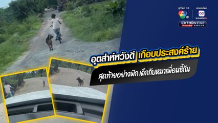 คิดว่าน้องหมาไล่กัดเด็ก อุตส่าห์เป็นผู้หวังดี แต่เกือบประสงค์ร้าย ตอนจบอย่างพีกช็อตฟีล เด็กกับน้องหมารู้จักกันเป็นเพื่อนซี้