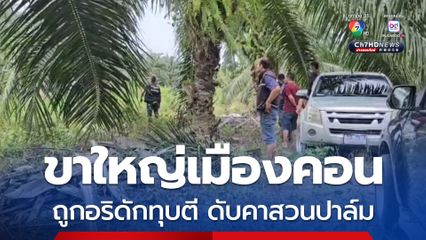 ขาใหญ่เมืองคอน ถูกอริดักทุบตี เสียชีวิตคาสวนปาล์ม