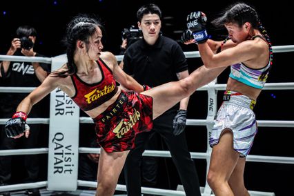 ONE ลุมพินี : อิสไลย์ เอริกา โบโมกาว ได้คิวใหม่รับน้อง เนเรีย รูบิโอ คู่เอกภาคอินเตอร์ ศึก ONE ลุมพินี 111